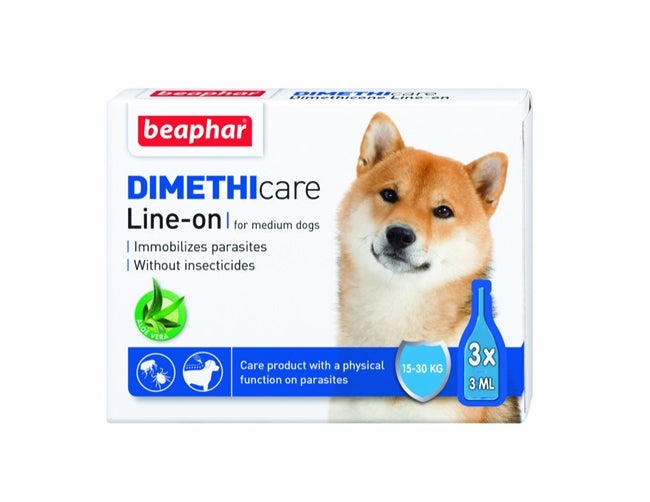 Beaphar Flea & Tick Line On (Dimethicare) 6-pack - Pipetter hund