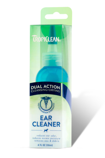 Tropiclean Dual Action Ear Cleaner - Öronrengöring hund