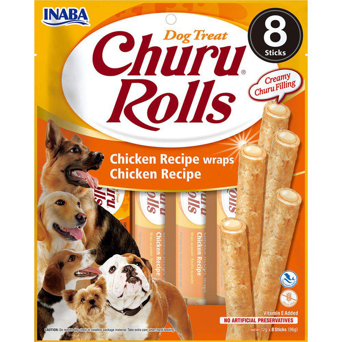 Churu Dog Rolls Chicken 8-Pack