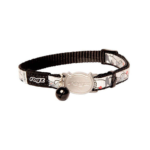 Rogz Reflectocat Halsband S Svart 11mm 20-31cm