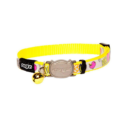 Rogz Reflectocat Halsband S Gul 11mm 20-31cm