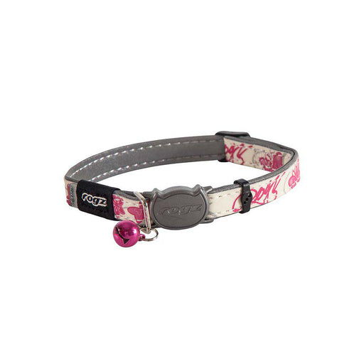 Rogz Glowcat Halsband S Rosa 11mm 20-31cm