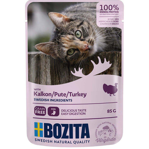 Bozita Feline Kalkon I Sås Pouch 85g