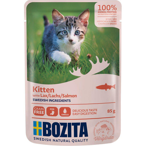 Bozita Feline Kitten Lax I Sås Pouch 85g