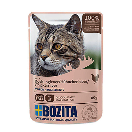 Bozita Feline Kycklinglever I Gelé Pouch 85g