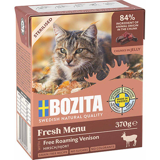 Bozita Cat Sterilized Venison In Jelly 370G 6x