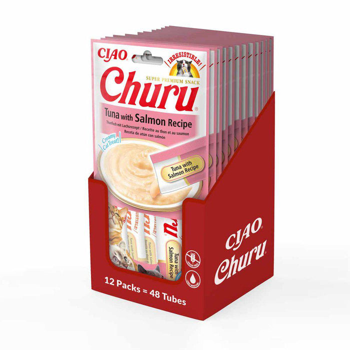 Churu Cat Tuna Withsalmon 4st - 12pack