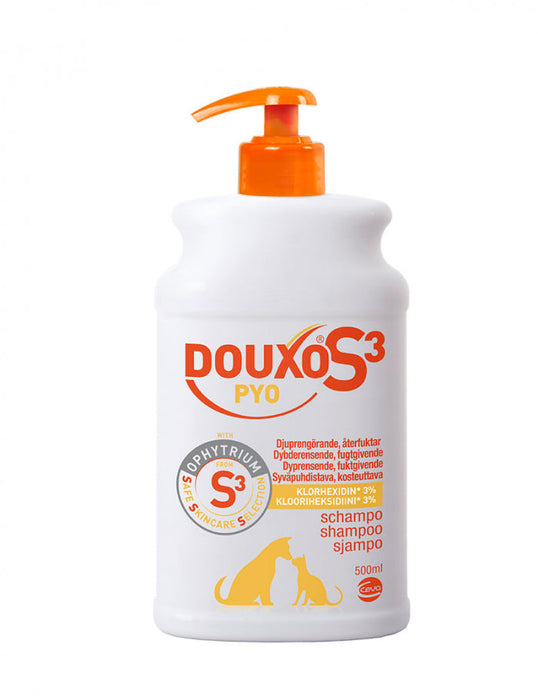 Douxo S3 Pyo Schampo 500 ml - Schampo Hund & Katt