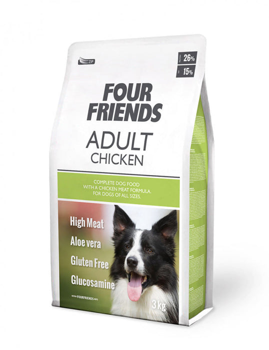 FourFriends Dog Adult Chicken - Helfoder Hund