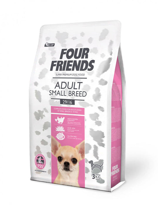 FourFriends Adult Small Breed Kyckling - Hundfoder