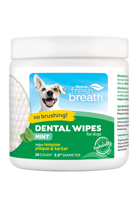 Tropiclean Dental Wipes - Våtservetter