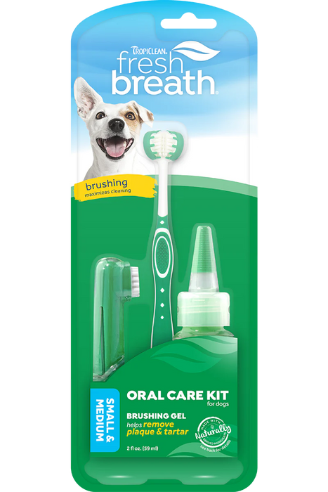 Tropiclean Oral Care Kit for Dogs - Munkit